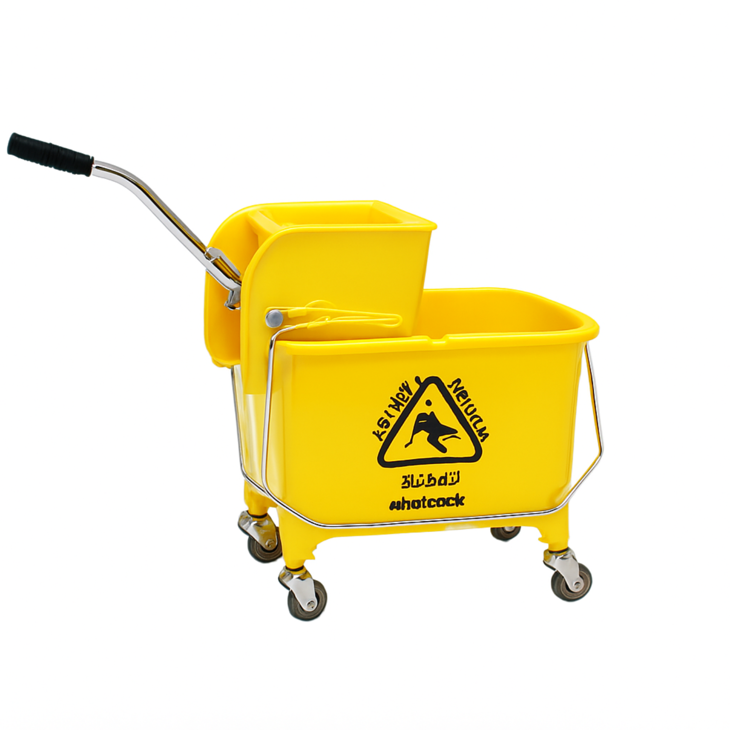 Zidello 20L Wringer Mop Bucket – Heavy-Duty Plastic Cleaning Bucket with Wheels for Home, Office, Hotels & Commercial Use